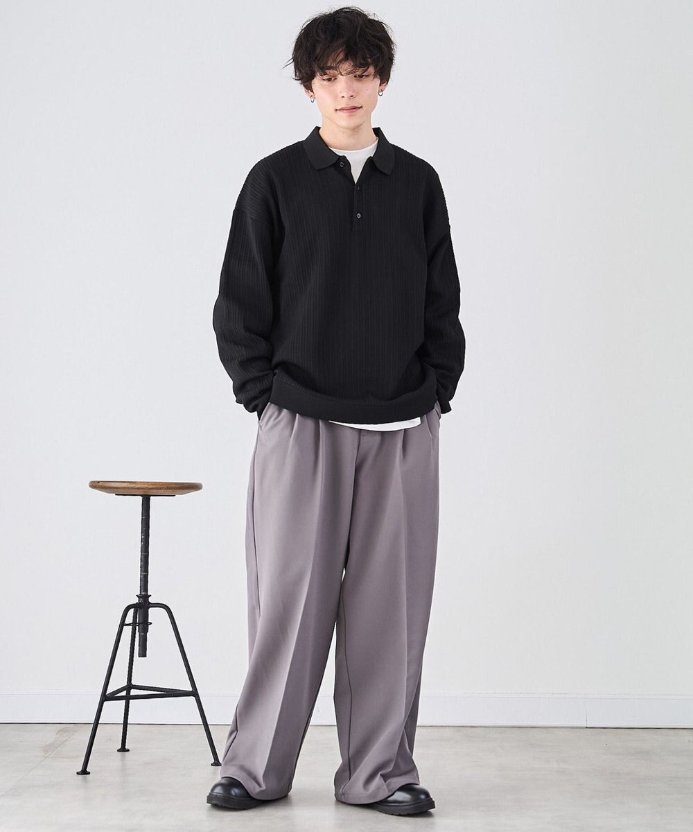 WEGO クリアライトメッシュポロプルオーバー 