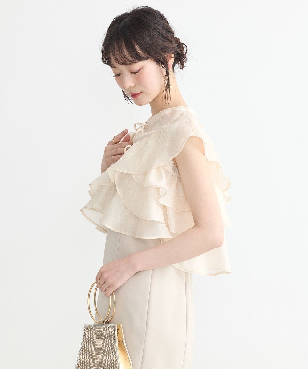 earth music&ecology SET2点フリルボレロ＋ナローワンピース 