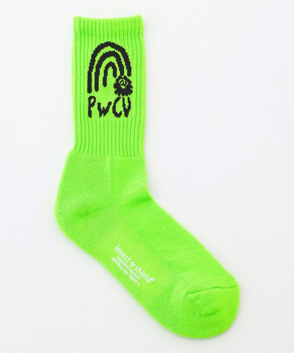 PW CIRCULUS 【虫よけ加工】【WOMEN】P-MOF ソックス ミドル丈 ゴルフウェア レディース 