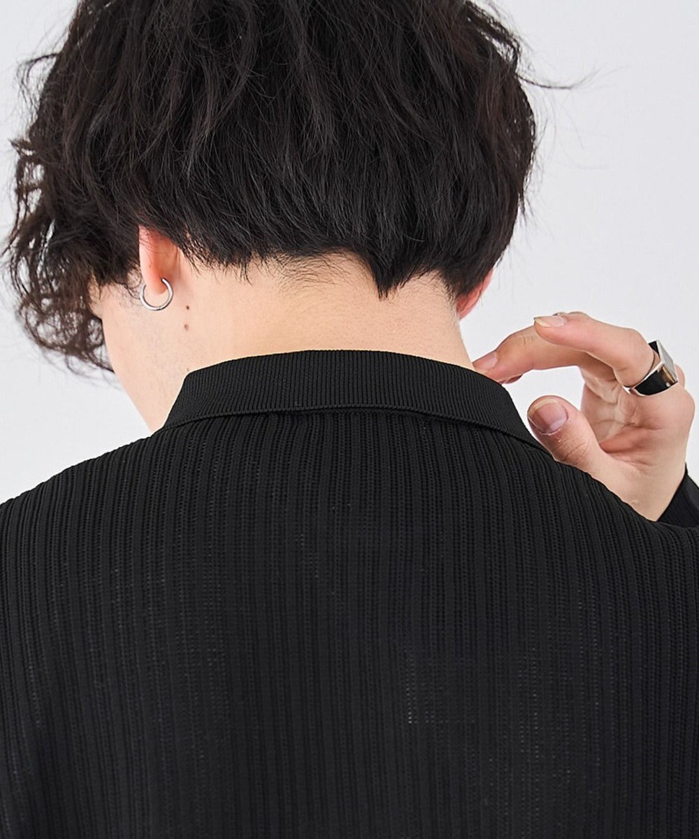 WEGO クリアライトメッシュポロプルオーバー 