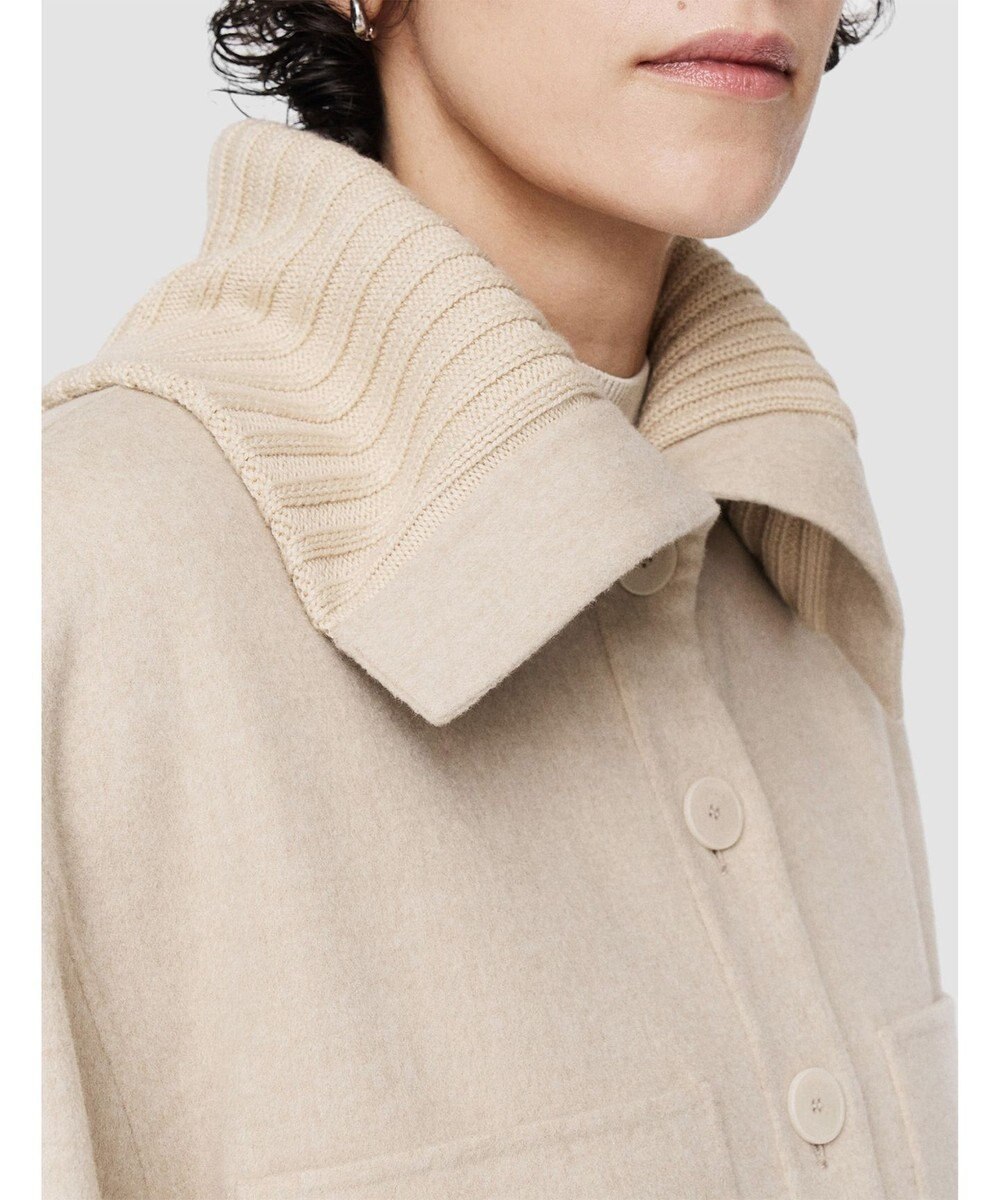 JOSEPH ライトダブルフェイス　シャツジャケット 