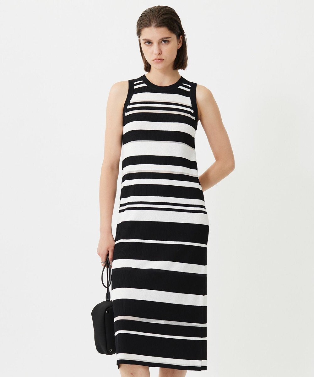 ICB 【洗える】 マルチボーダーワンピース 