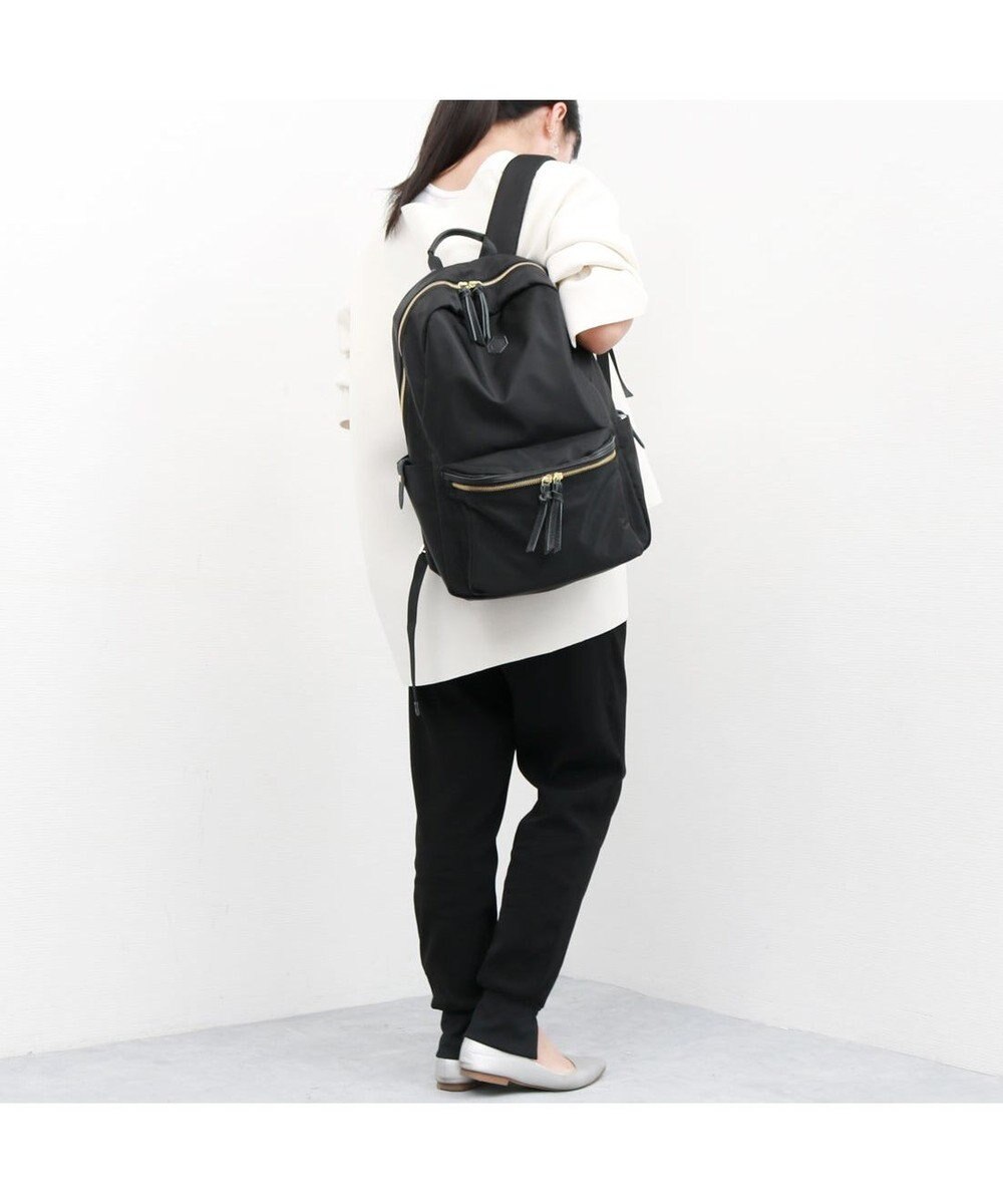 UNBILLION 【テレビ ドラマ着用アイテム】ペルケ perche / ナイロン牛革付属リュック 