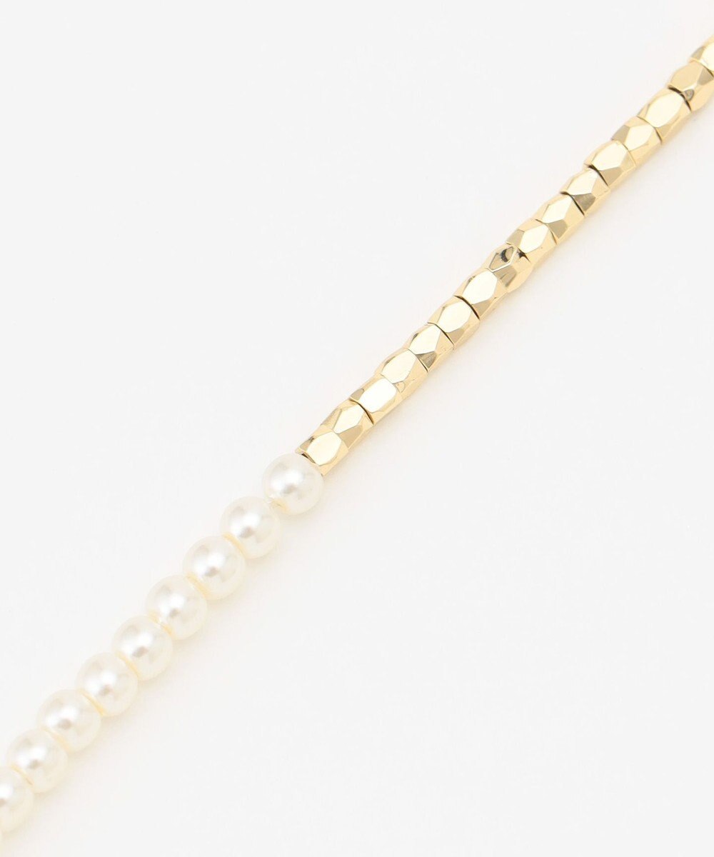 ANY SIS 【2WAY】パール調ストーン ネックレス 