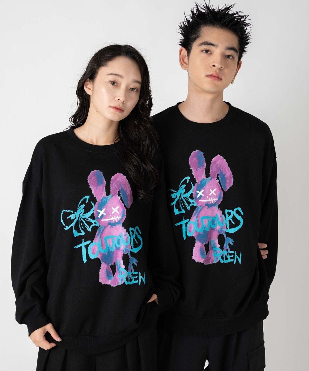 WEGO 【ユニセックス着用ITEM/SMLサイズ展開】アソートグラフィックプルオーバー 