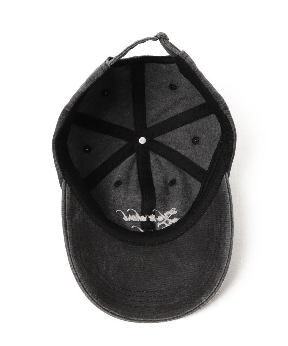 WEGO ロゴ刺繍ピグメントキャップ 