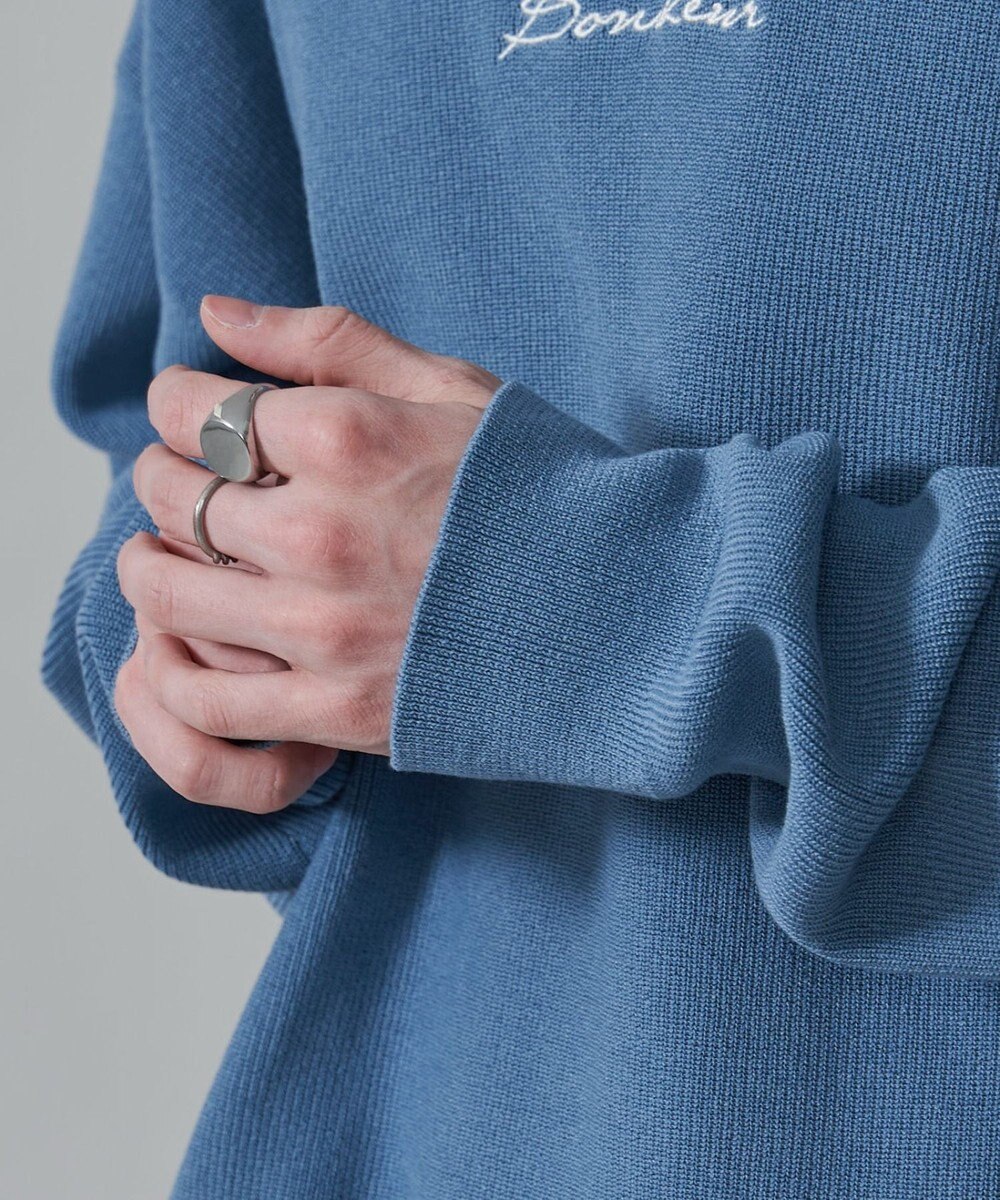 WEGO 【2点SET】アクセ付きワンポイントニットプルオーバー 