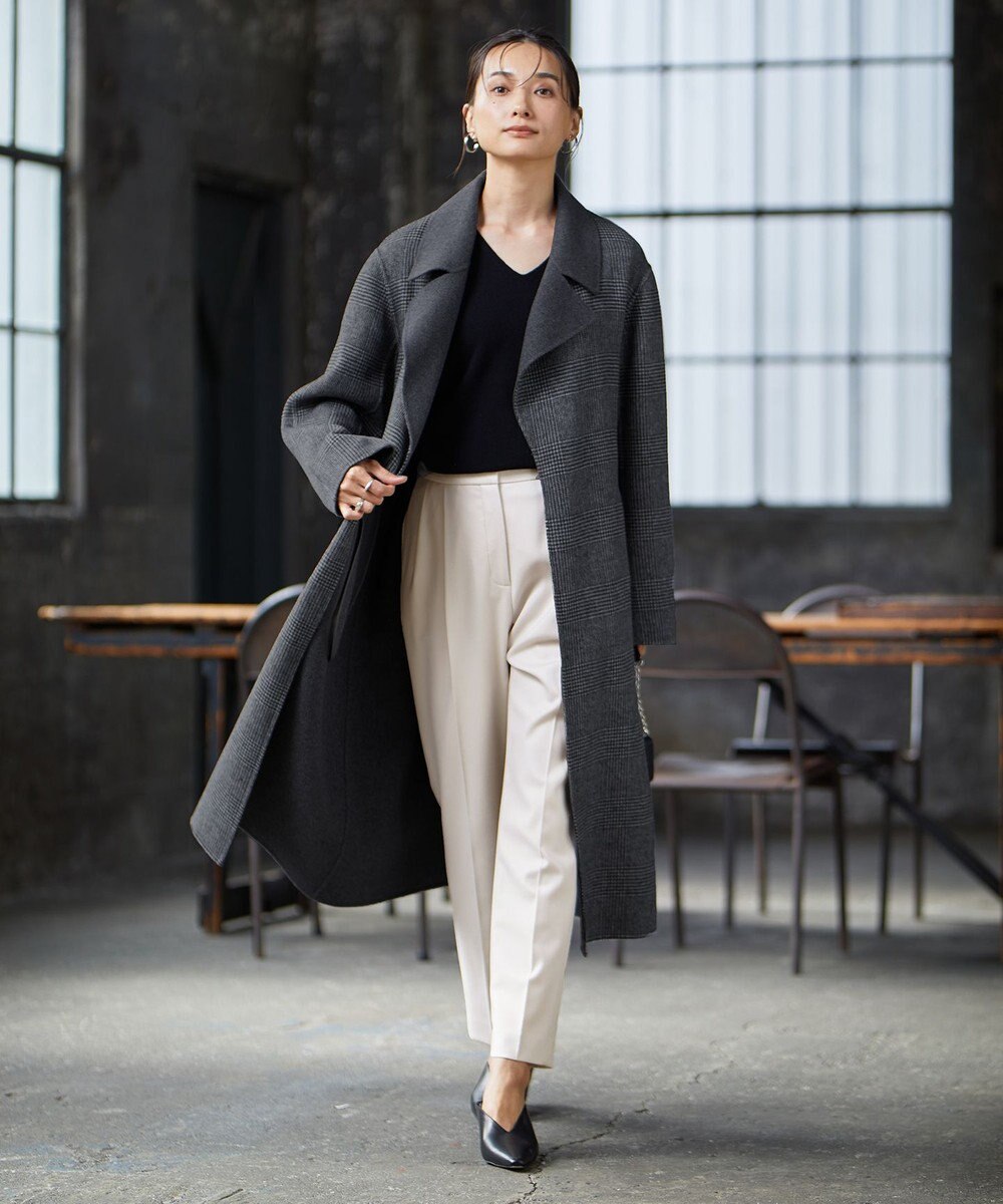 ICB ウールリバー ロングトレンチコート 