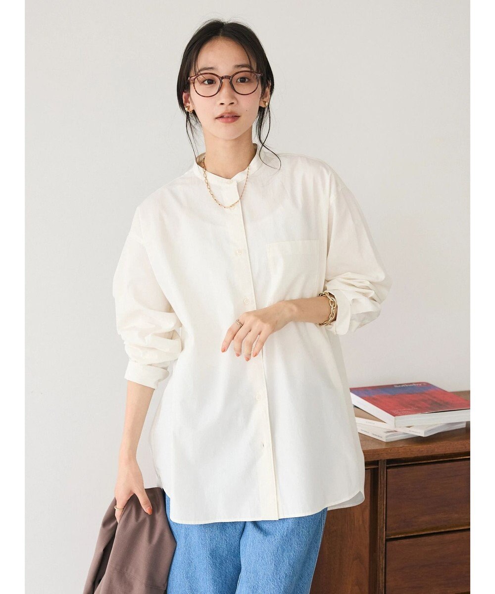 CRAFT STANDARD BOUTIQUE バンドカラーシャツ 