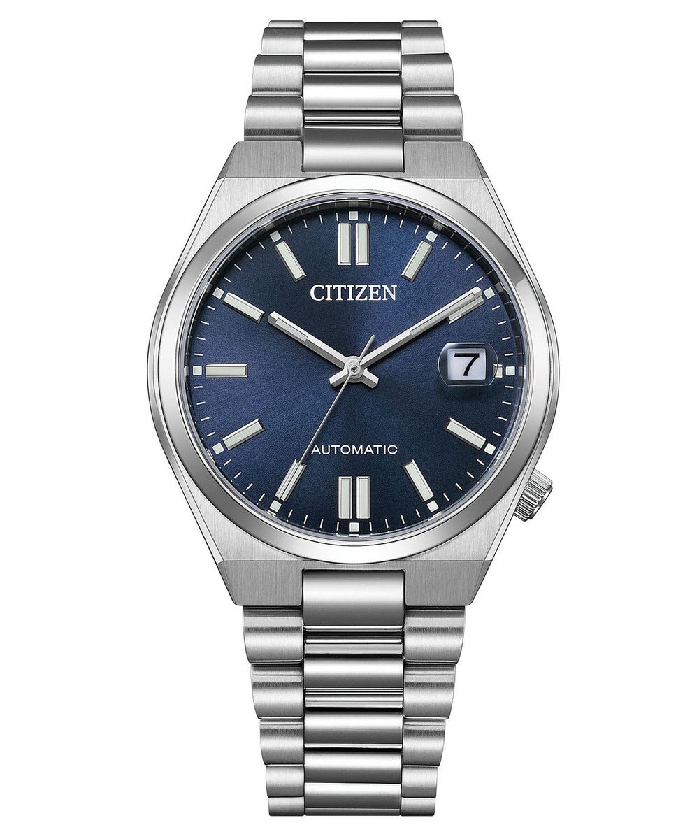 CITIZEN 【TSUYOSA 37mm】使いやすいグレーブルーカラーのメカニカルウオッチ NJ0200-50M 