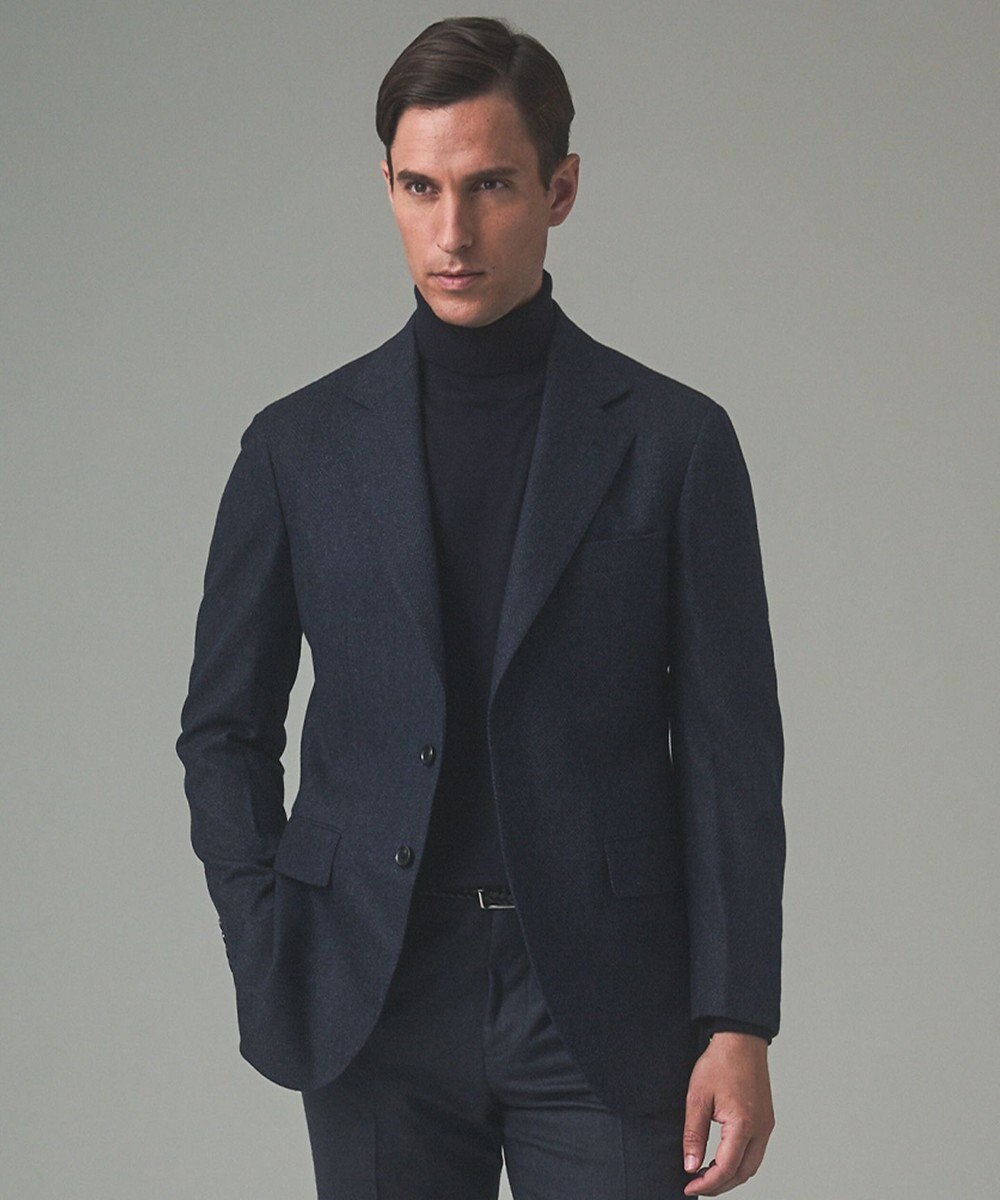 GOTAIRIKU 新色追加【一部ストレッチ】カシミヤブレンド 定番ツイードジャケット(25年モデル) 