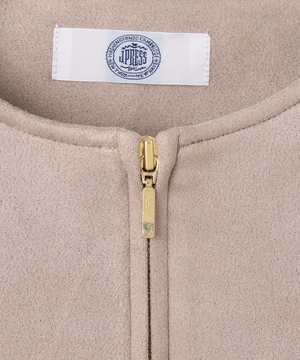 J.PRESS LADIES L スウェードダンボール ブルゾン 