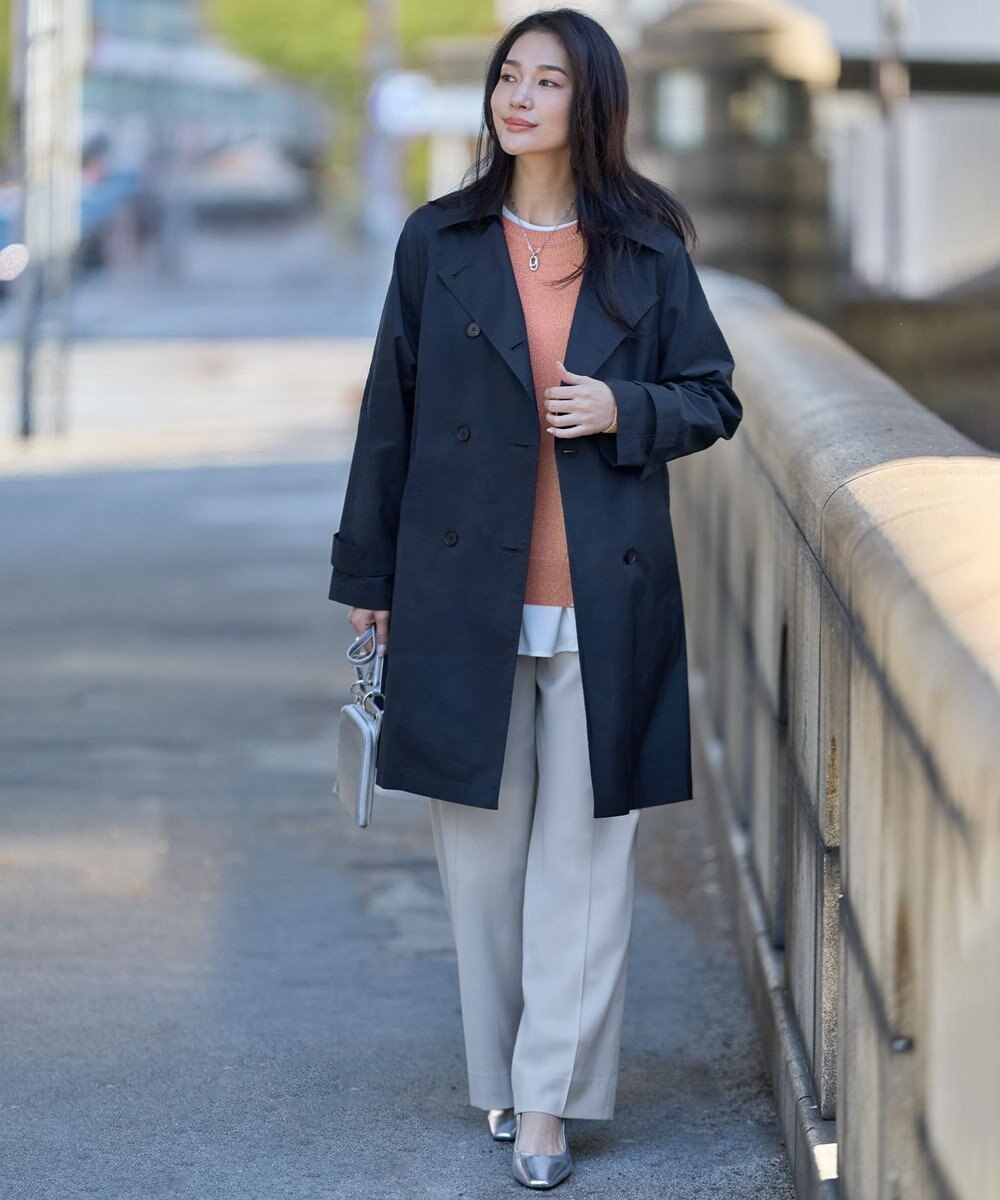 ICB グロッシーペーパーブレンド クルーネックプルオーバー 