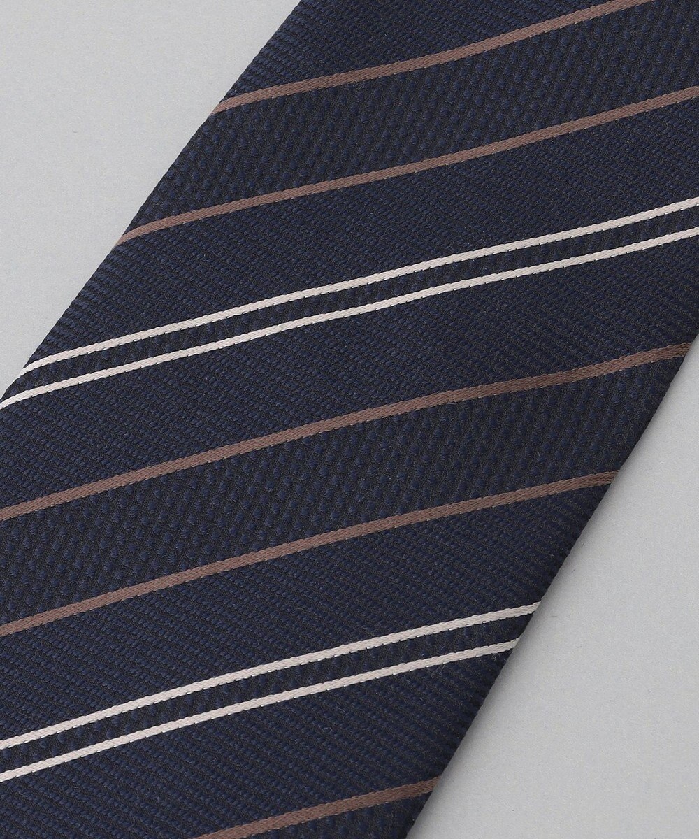 GOTAIRIKU GOTAIRIKU別注【日本製】シルク ネクタイ_ストライプ 