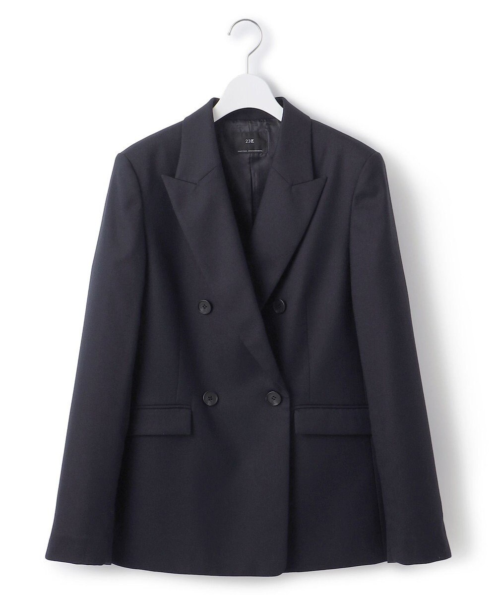 23区 【セットアップ対応】TWサキソニー ダブル ジャケット 