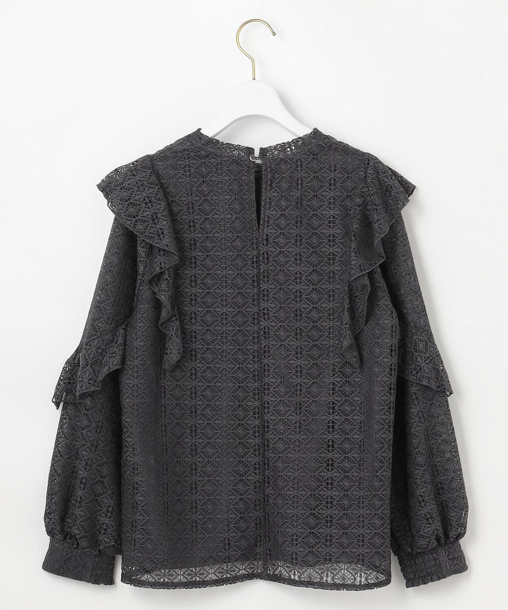 ANY SIS S 【洗える】ラッフルレース トップス 