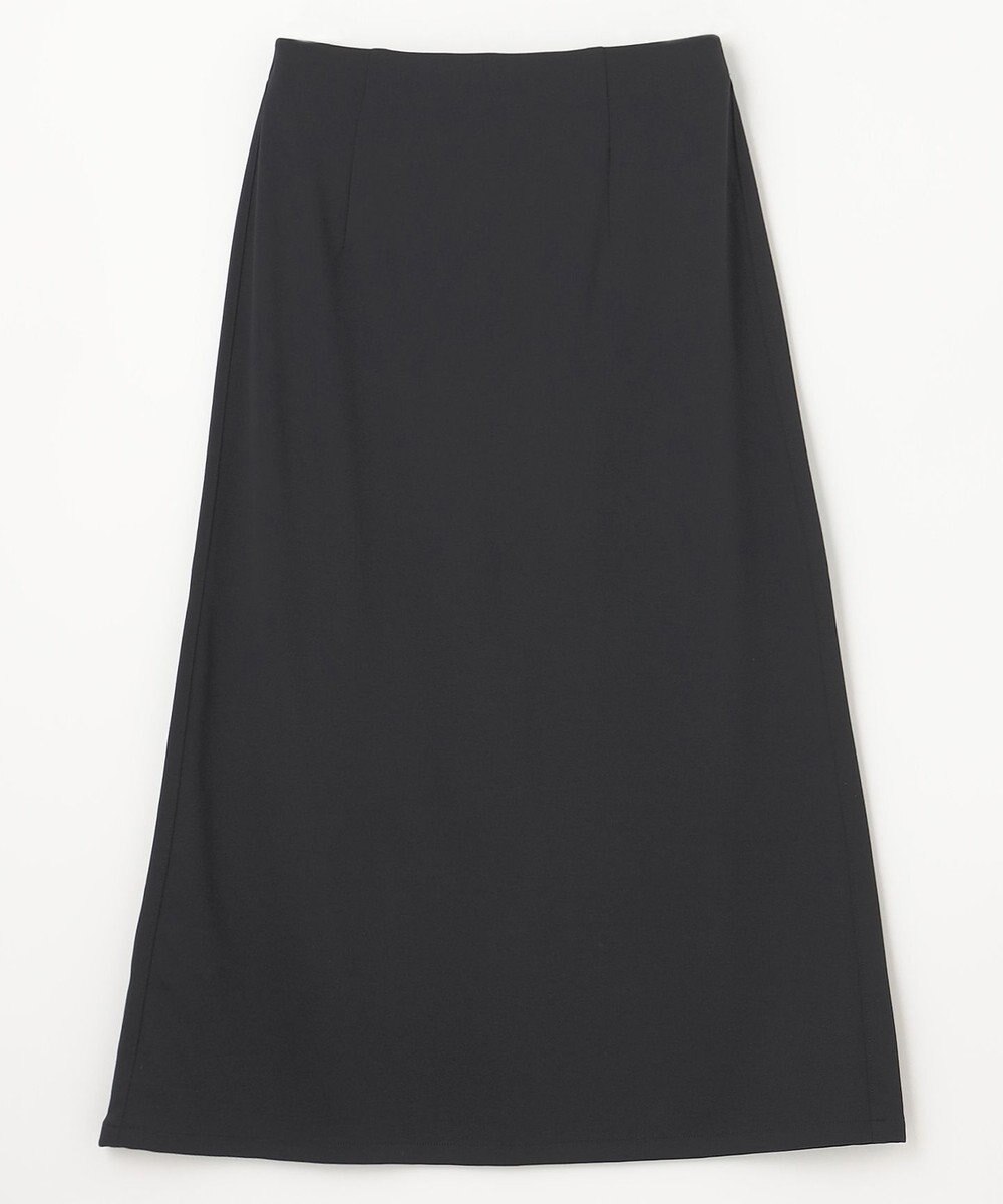 ANY L 【洗濯機可/ウエストゴム】Ａラインジャージースカート 