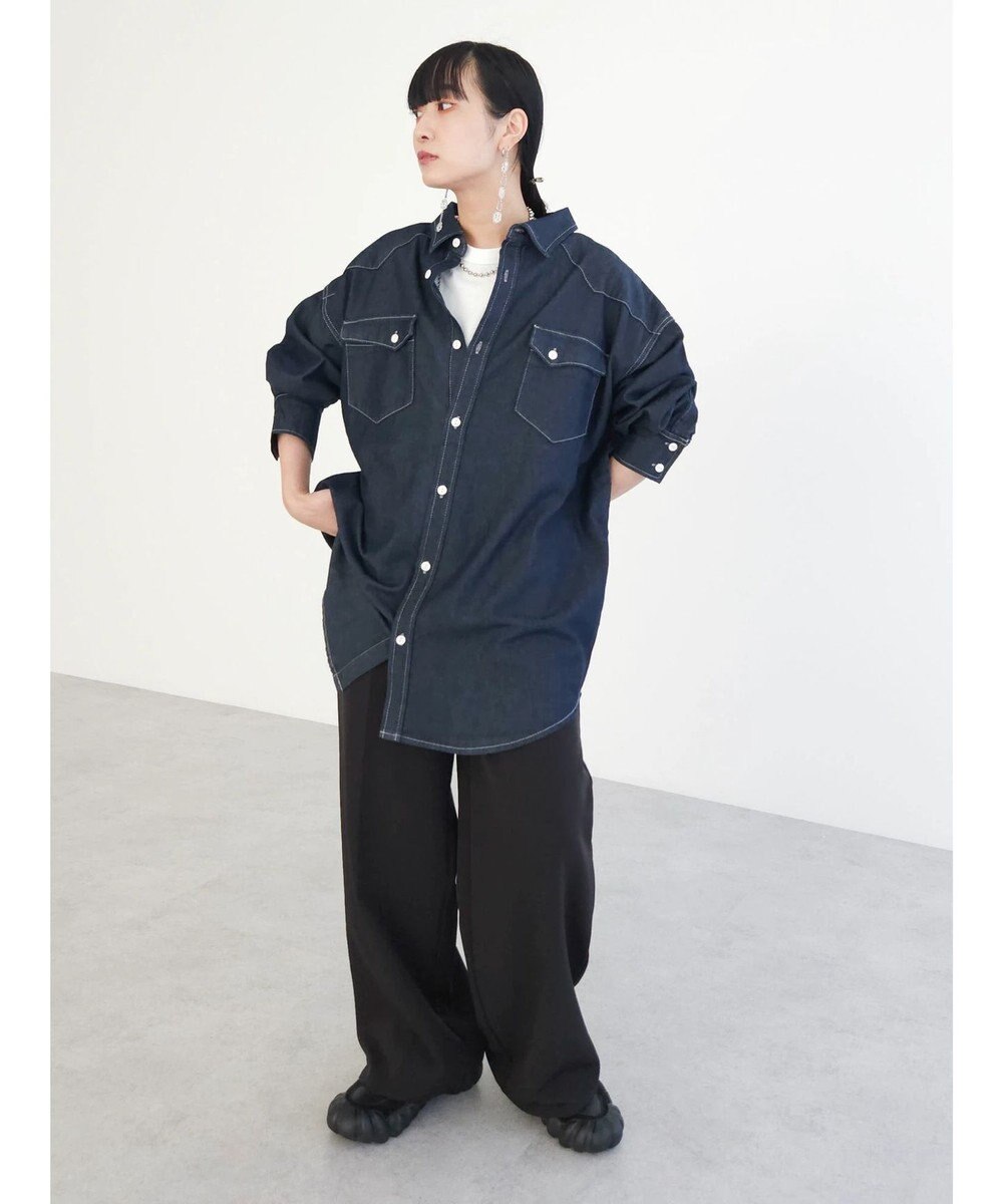 Green Parks ウエスタンＢｉｇデニムシャツ 
