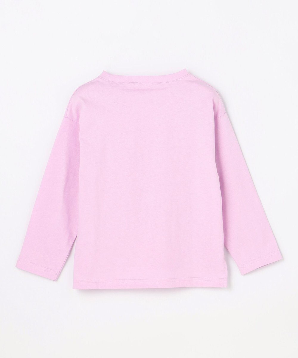 ANY KIDS 【綿100%】ロゴプリント 長袖Tシャツ 