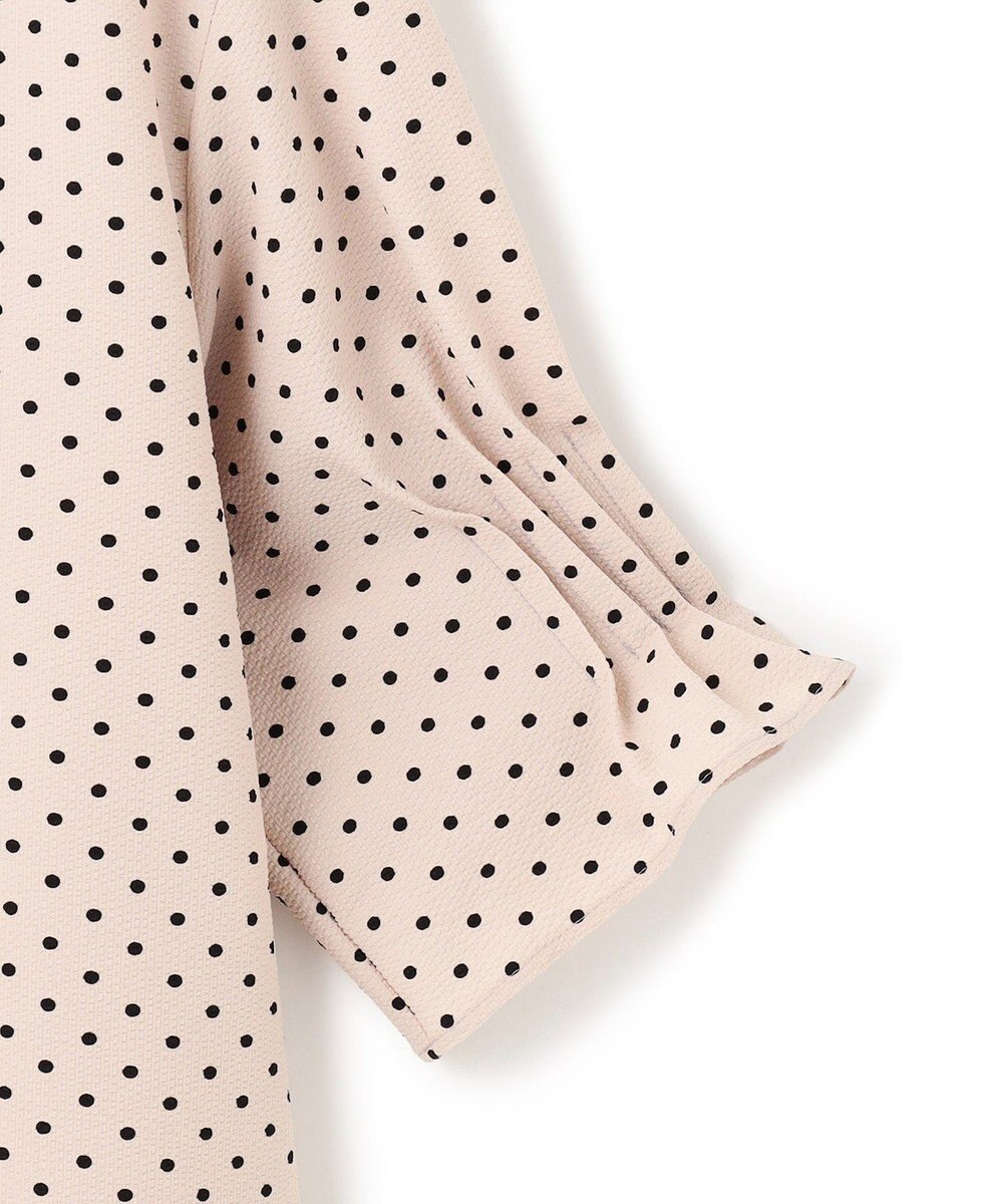 23区 S 【WEB&一部店舗限定/洗える】ドットプリント サッカー ブラウス 