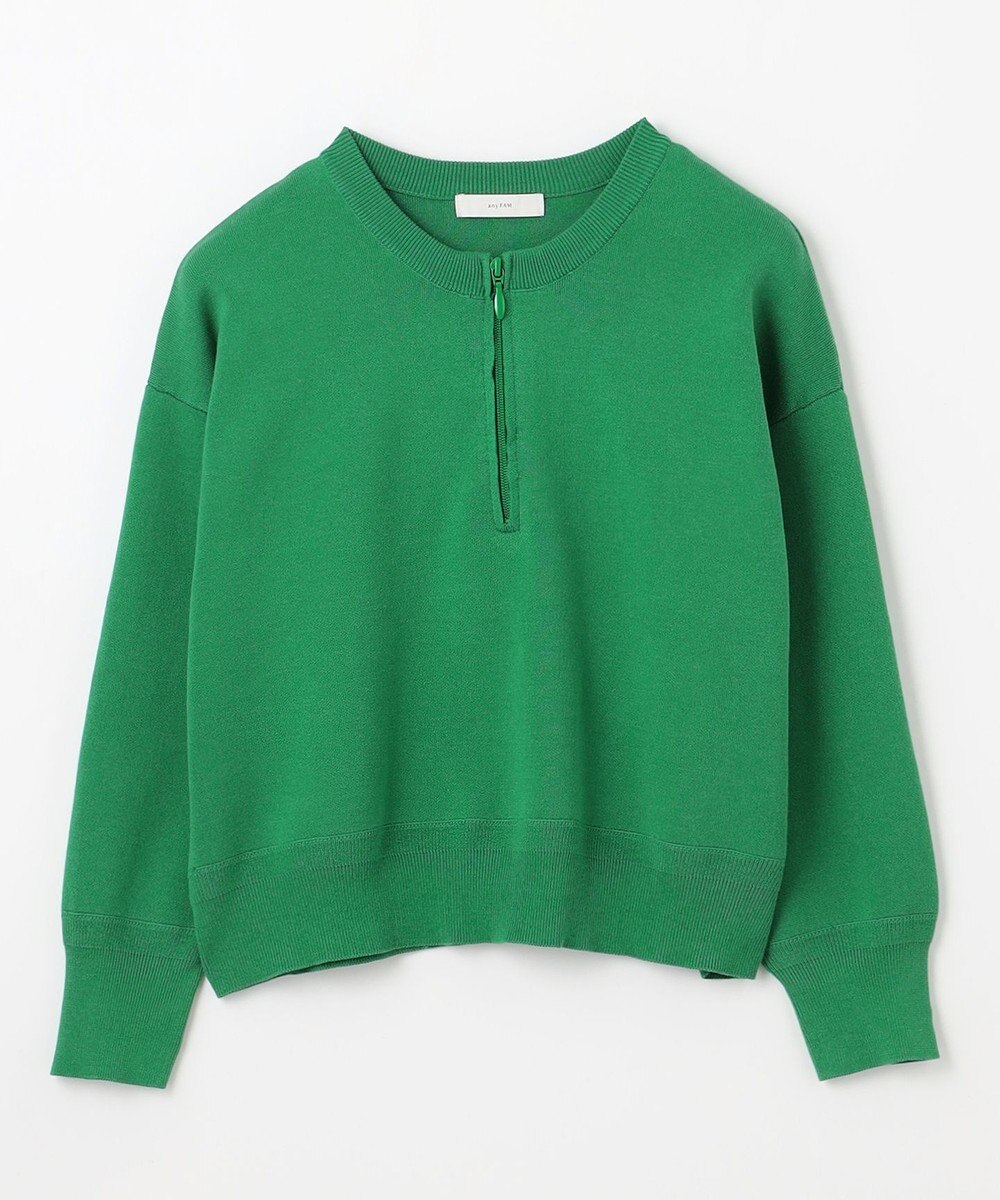 ANY ミラノリブジップニット 