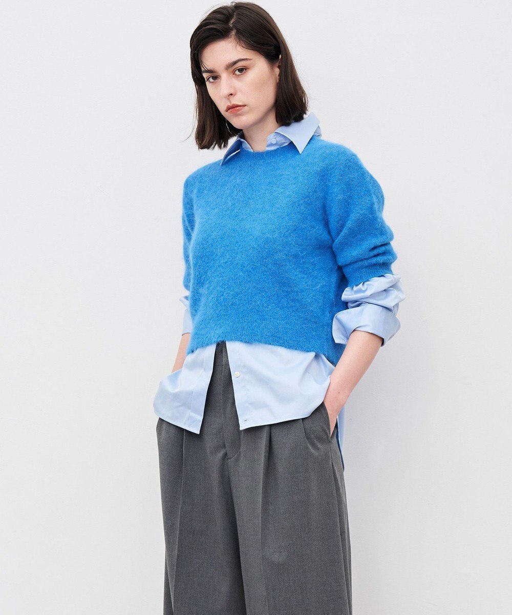 uncrave アルパカファーニット ショートトップス 