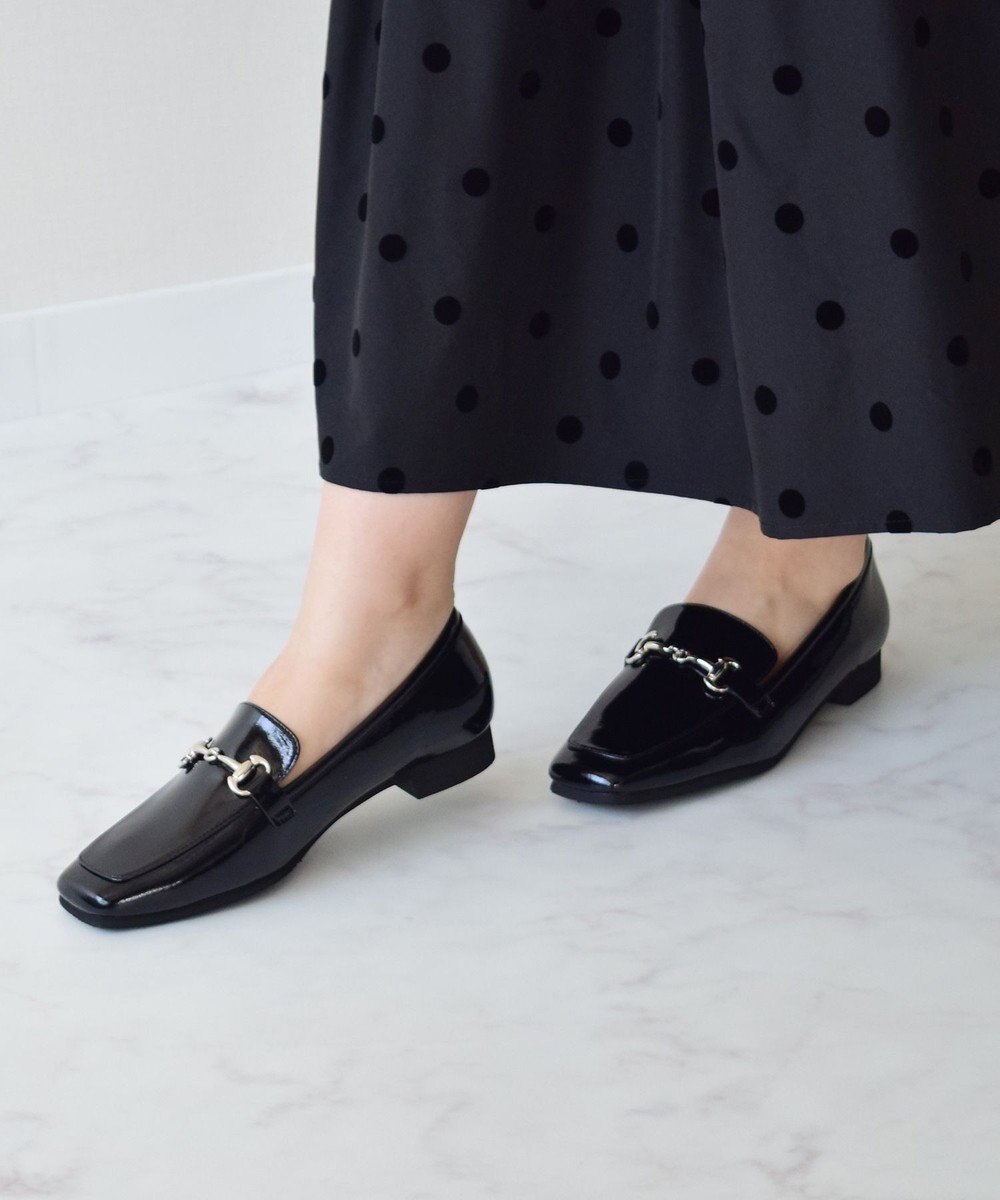 Bridget Birkin ＜抗菌消臭＞【Bridget Birkin】スクエアトゥビットローファー 