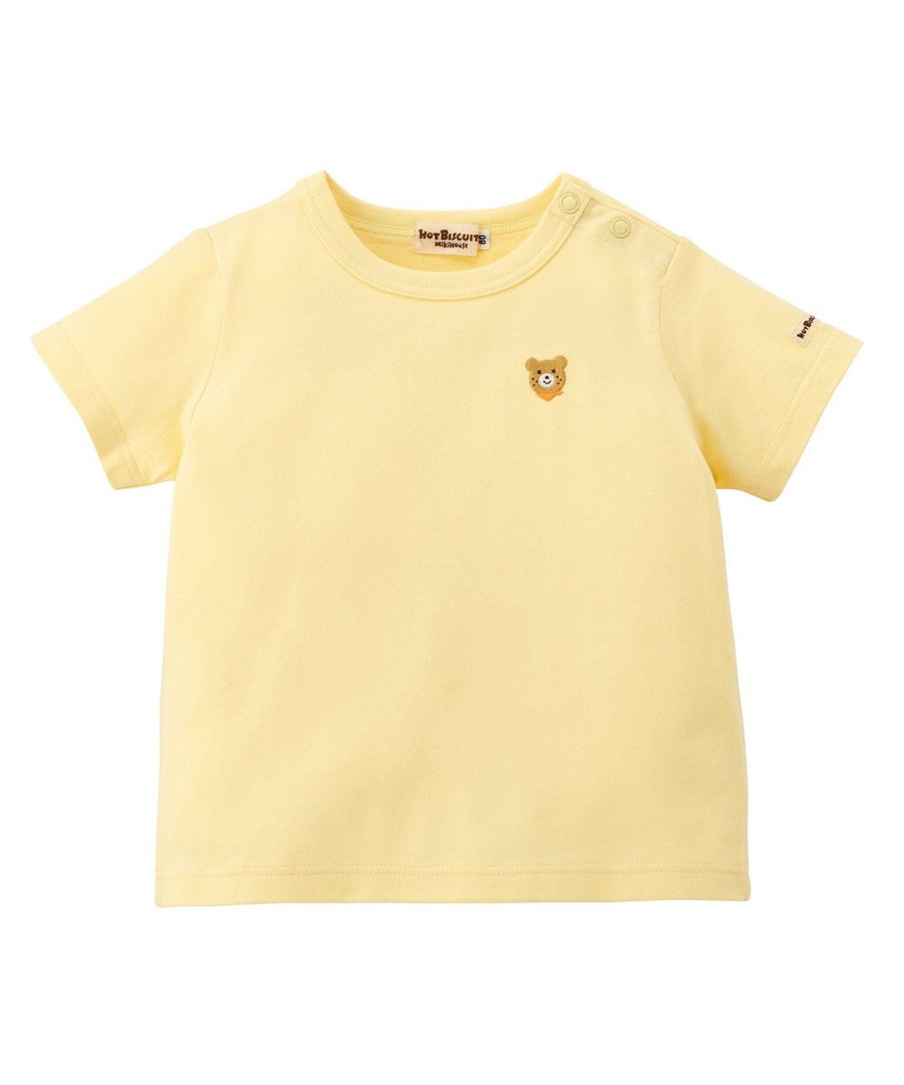 MIKI HOUSE HOT BISCUITS 【70-120cm】【Everyday Series】ワンポイント 半袖Tシャツ 