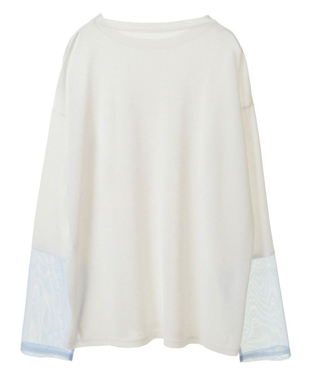 Green Parks Ｍｉｆｆｙ／袖配色シアーープルオーバー 