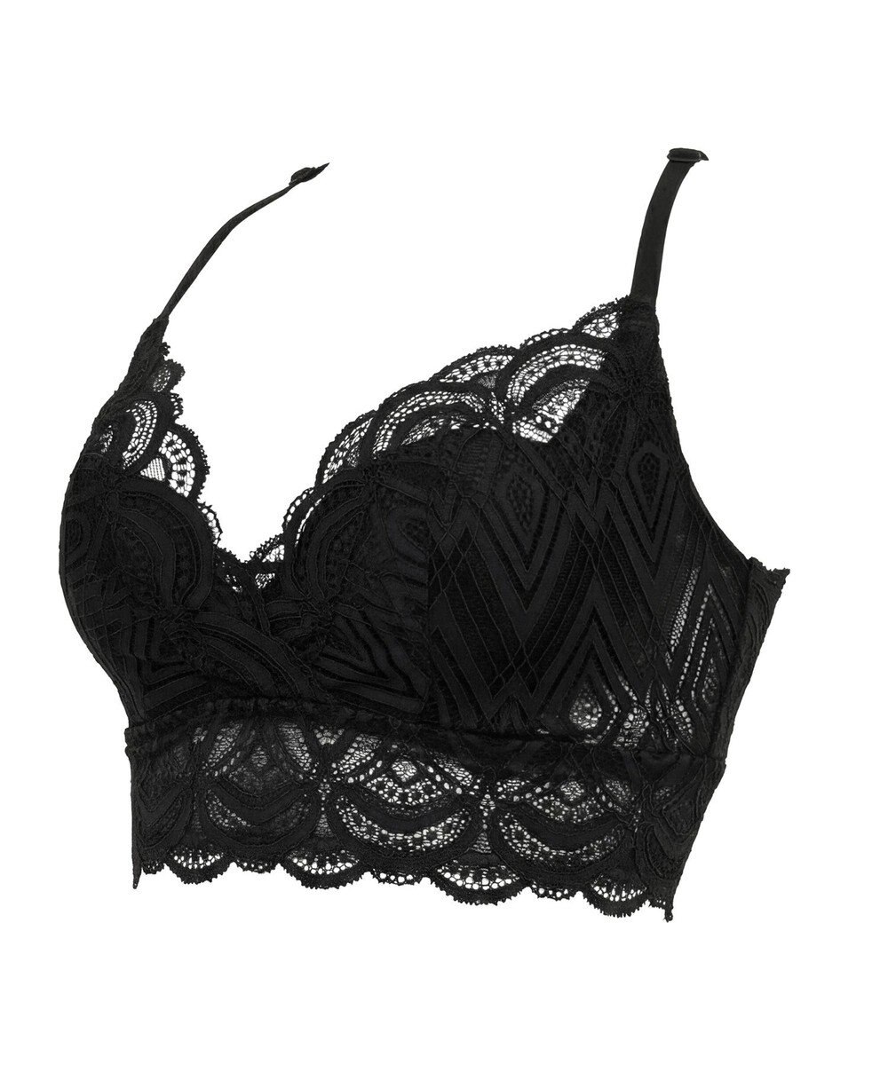 BRADELIS New York 【BRADELIS Me / ノンワイヤー】Lovely Back Bra26S1 補正下着 補整 ブラジャー 華やかなレースの見せインナー 