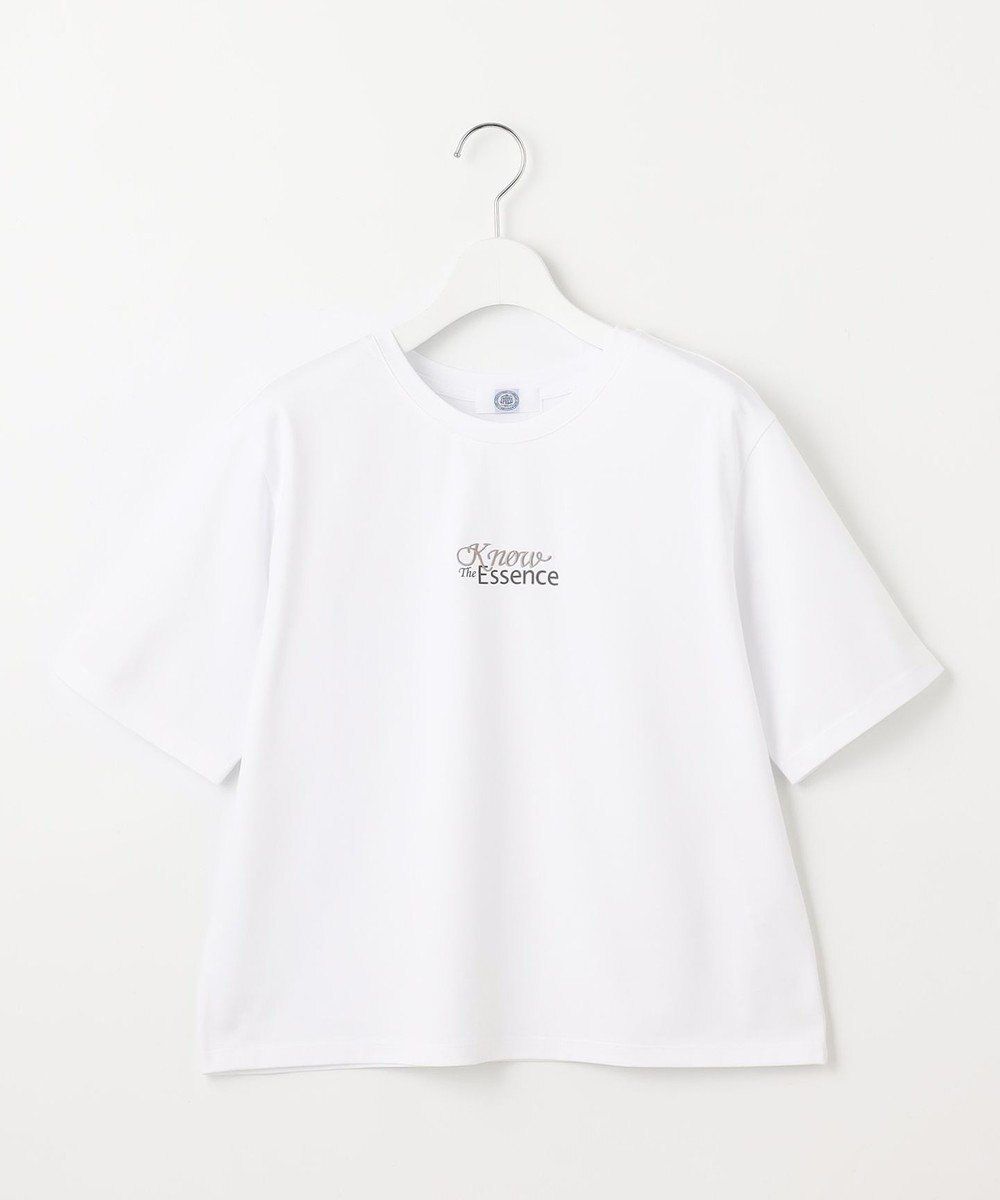 J.PRESS LADIES 【洗える】ロゴ Tシャツ 