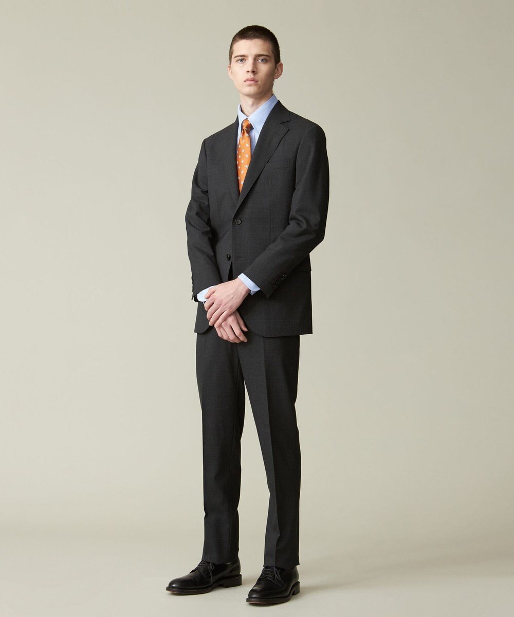 J.PRESS MEN 【ESSENTIAL CLOTHING】クールタッチグレナカートチェック スーツ 