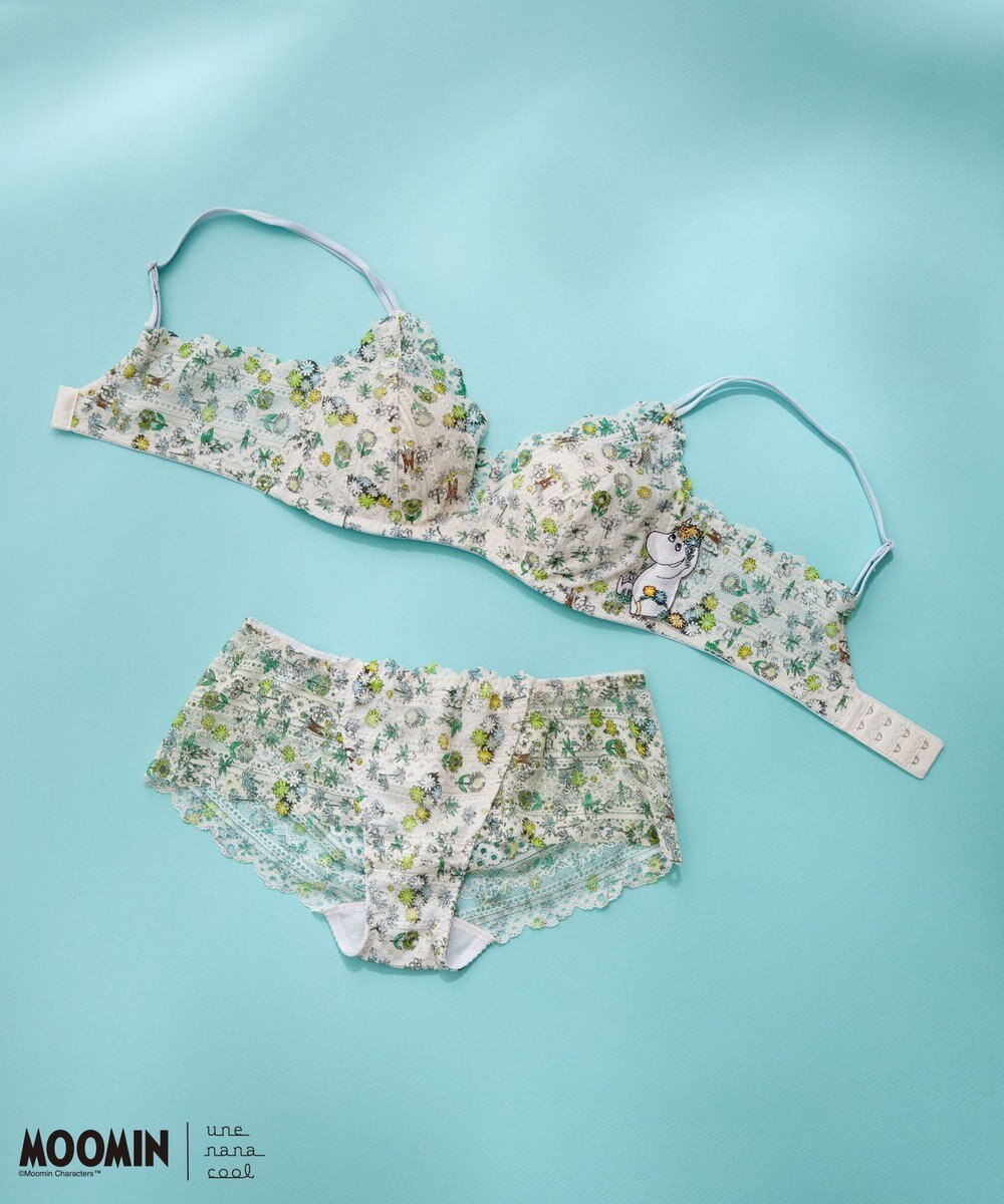 une nana cool 【MOOMIN × une nana cool 】 特別な日以外の364日つけたくなるブラ 364 レース 