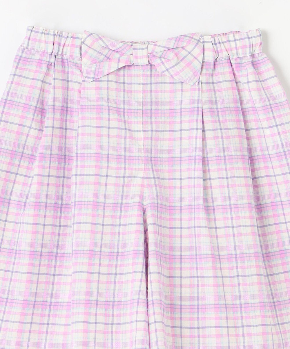 ANY KIDS チェック柄キュロット 