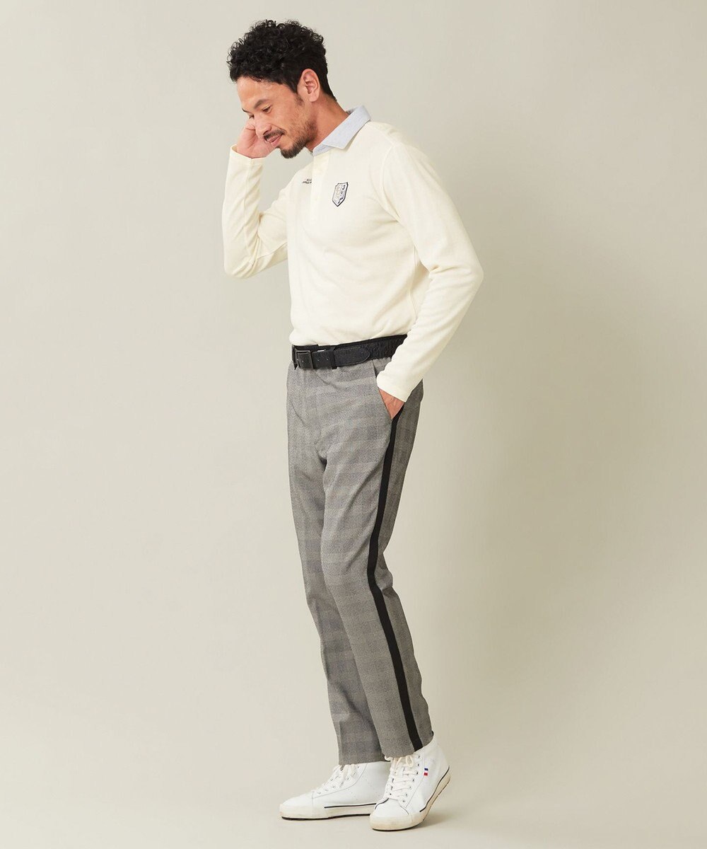 23区GOLF 【MEN】【吸湿発熱】グランサーモカノコ ポロシャツ 