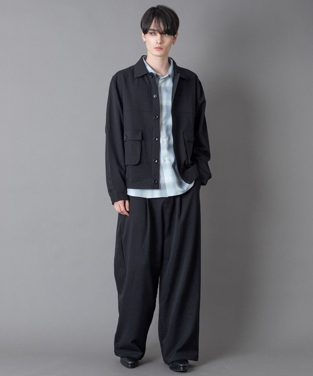 WEGO 【ユニセックス着用ITEM】ダブルポケットショートジャケット 