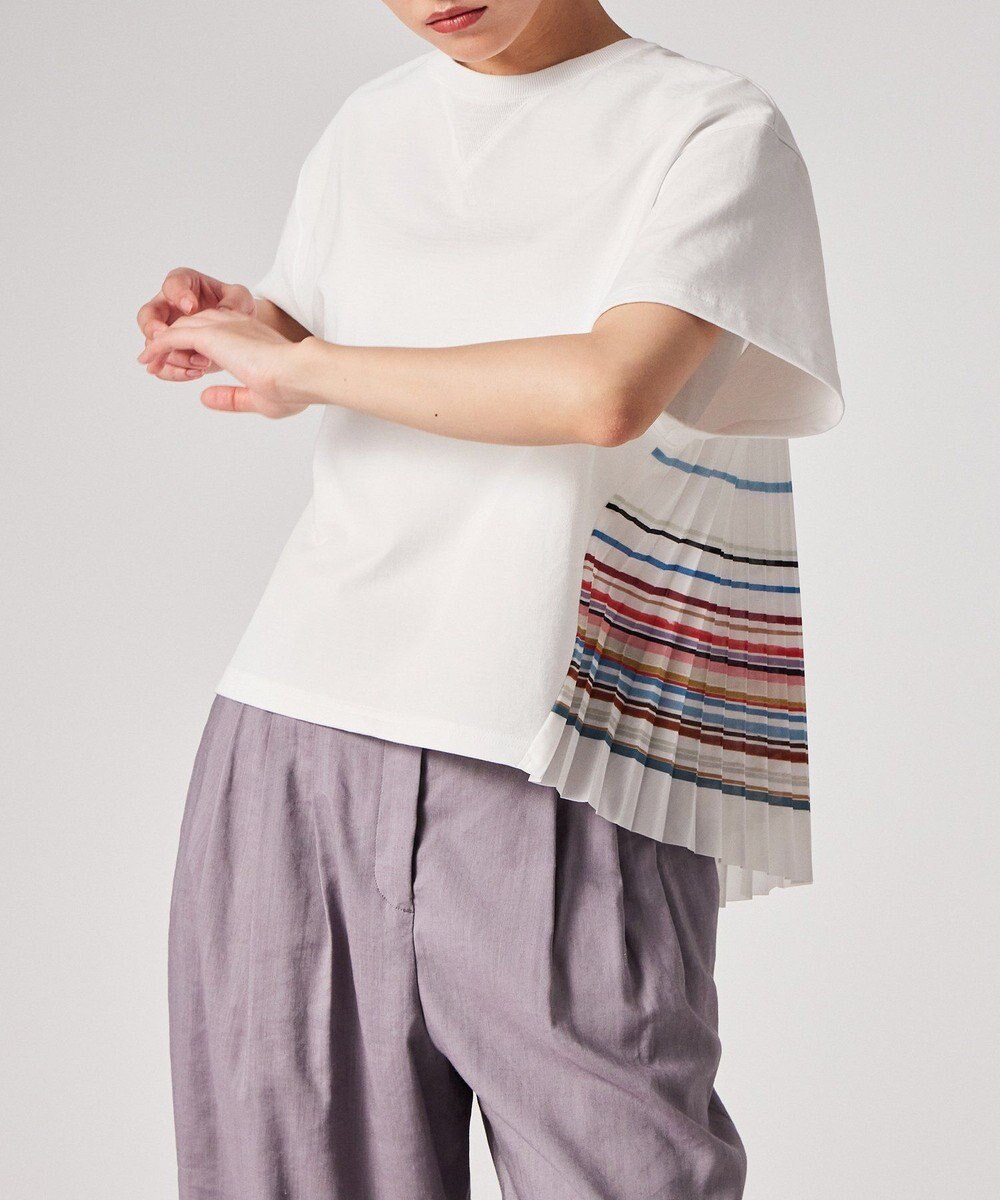 Paul Smith プリーツ コンビネーション カットソー 