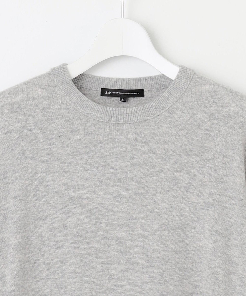 23区 【洗える】ウールカシミヤ ニットワンピース 