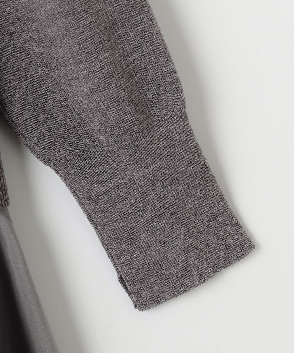 自由区 【カタログ掲載】ウールミラノ異素材 ワンピース 