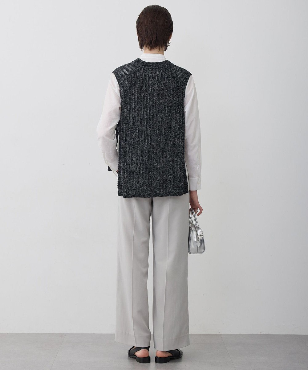 ICB L コットンツイスター ニットベスト 