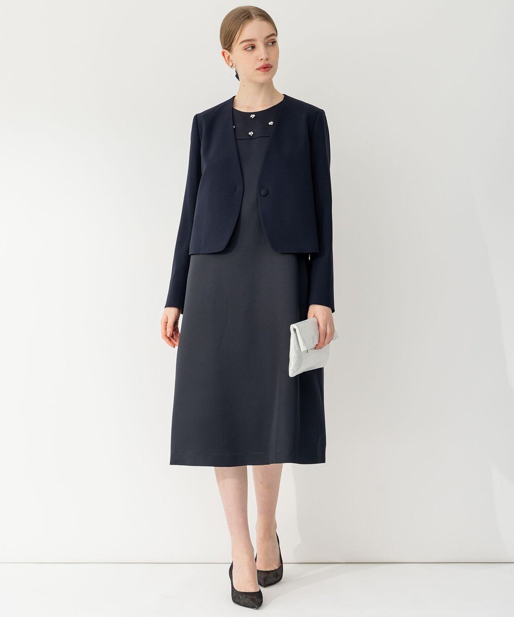 23区 【APPLAUDIR】クリアジョーゼット 3WAYコンパクトジャケット 