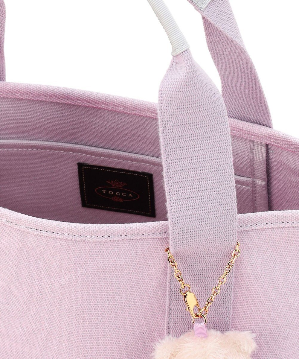 TOCCA 【ぬいぐるみチャーム付き】TOCCA AMICO CANVAS TOTE キャンバストート 