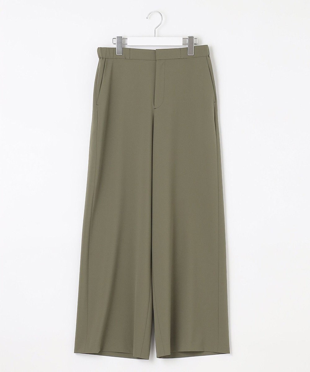 自由区 L 【洗える】ライト2WAYストレッチワイド パンツ 