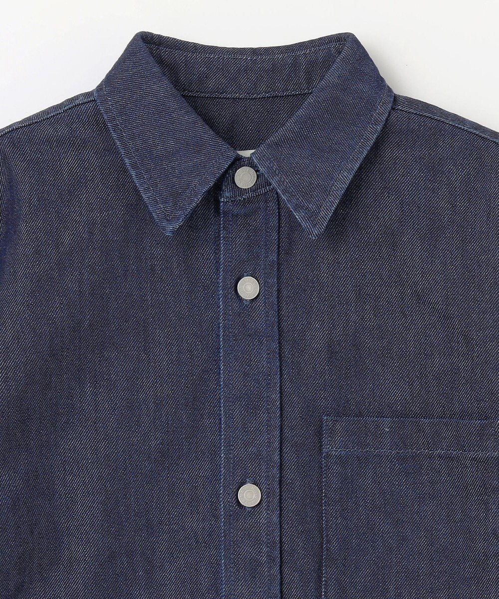 NAVE 【ReNave・セットアップ可/洗える】マーセライズデニムシャツ 