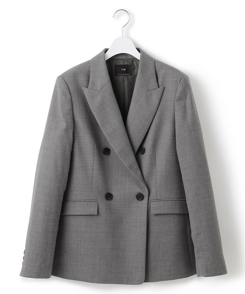 23区 【セットアップ対応】TWサキソニー ダブル ジャケット 