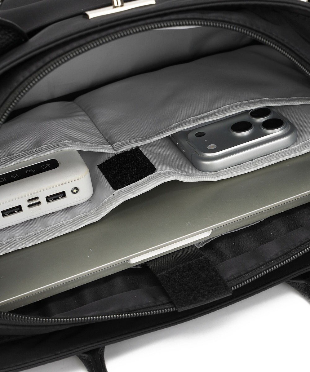 style code 【高密度ナイロン×レザー】ナイロンロングハンドルトートバッグ　軽量　大容量 