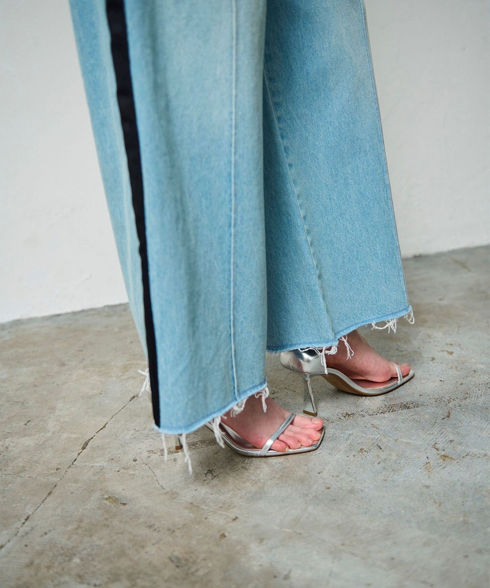 GRACE CONTINENTAL デニムワイドイージーパンツ 