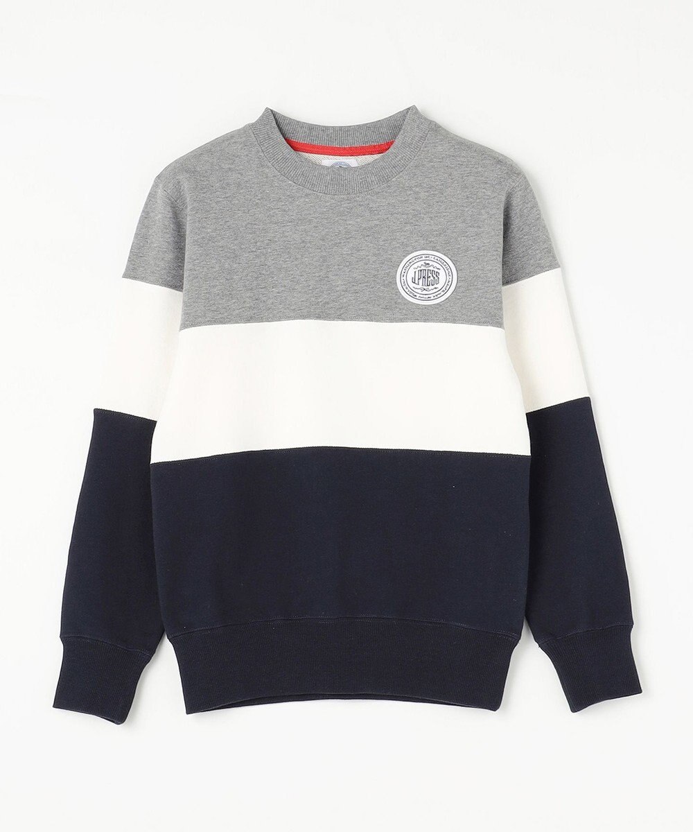 J.PRESS KIDS 【140-170cm】COMBI トリコロール トレーナー 