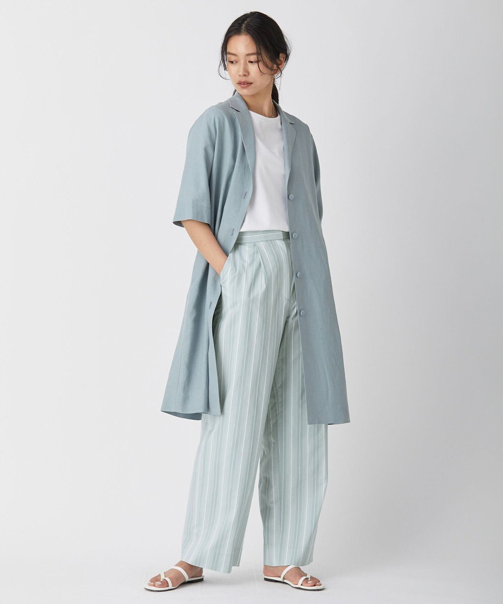 ICB 【洗える】 Unleash  半袖ロングジャケット 