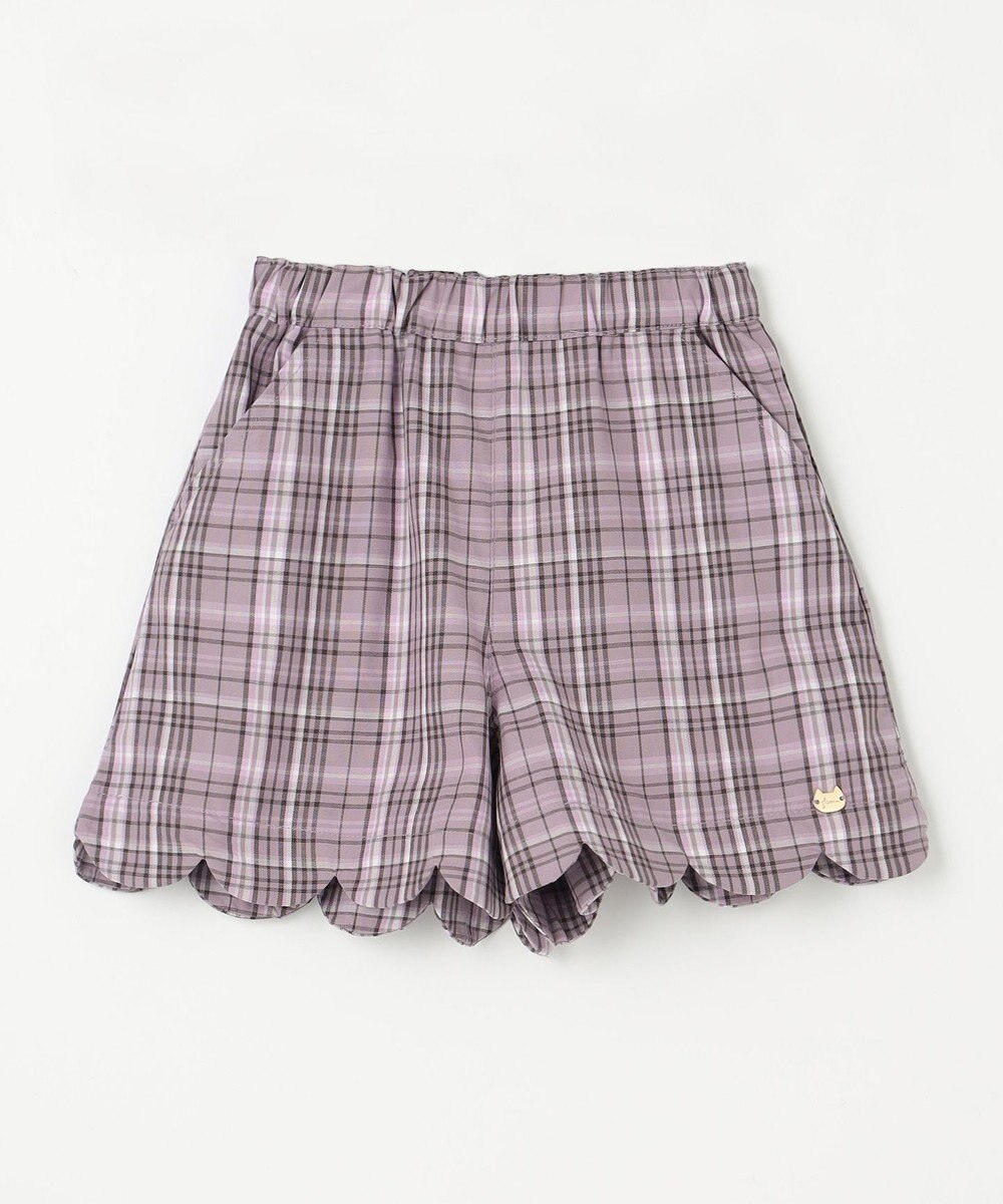 ANY KIDS 裾 スカラップ ショートパンツ 